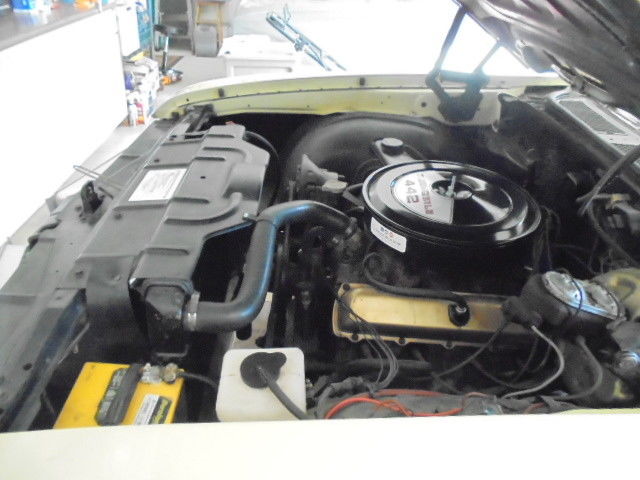 1970 Yellow Oldsmobile 442 Convertible