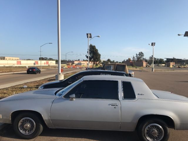 1984 Gray Oldsmobile Cutlass Coupe