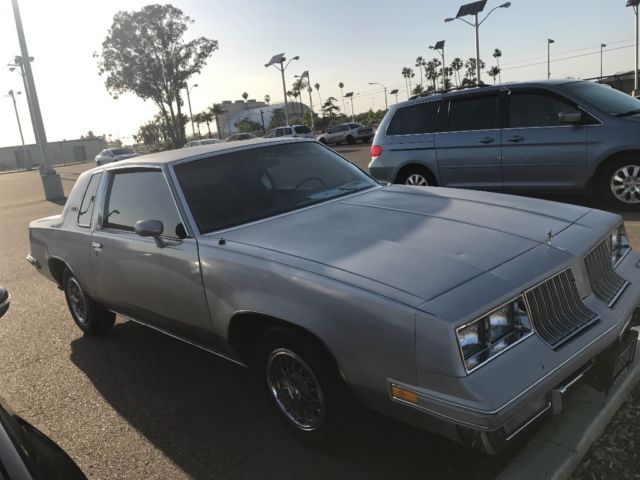 1984 Gray Oldsmobile Cutlass Coupe