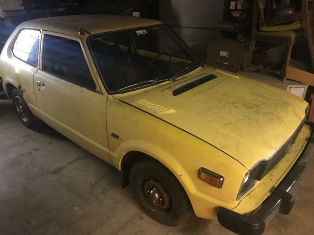 1978 Yellow Honda Civic Hatchback