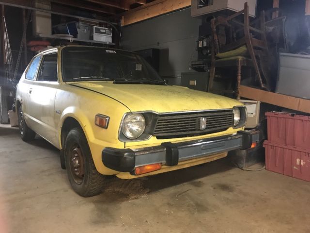 1978 Yellow Honda Civic Hatchback