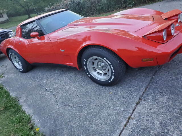 1979 Orange Chevrolet Corvette Convertible