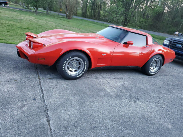 1979 Orange Chevrolet Corvette Convertible
