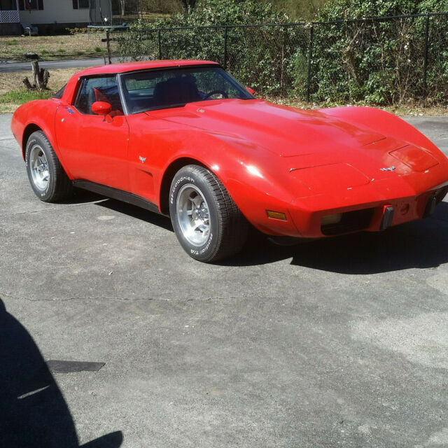 1979 Orange Chevrolet Corvette Convertible