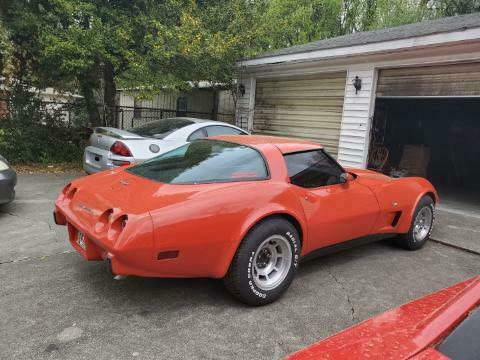 1979 Orange Chevrolet Corvette Convertible