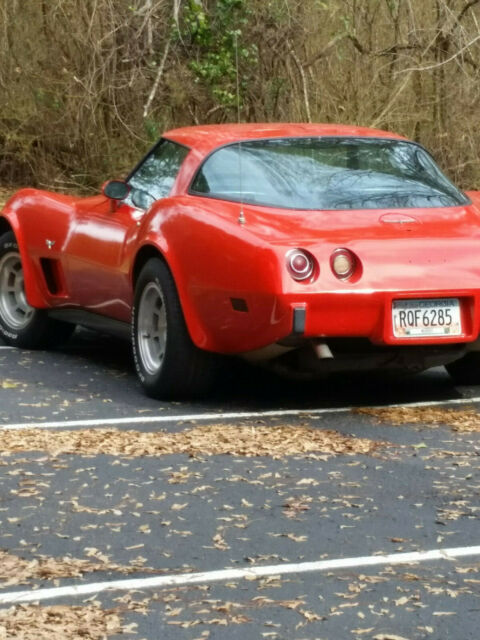 1979 Orange Chevrolet Corvette Convertible