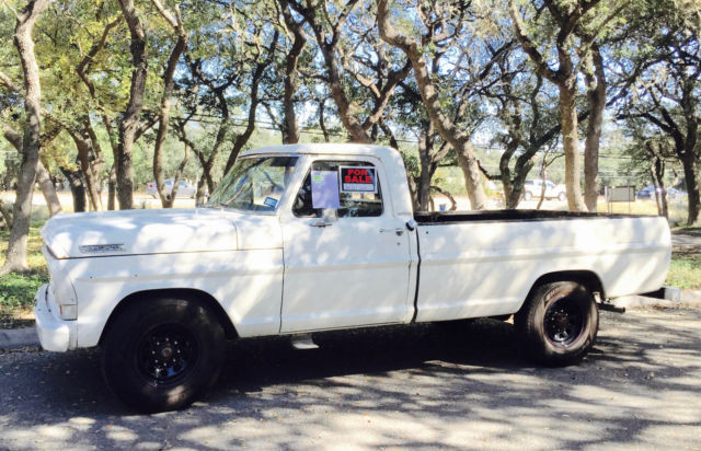 1967 White Ford F-250 Standard Cab Pickup