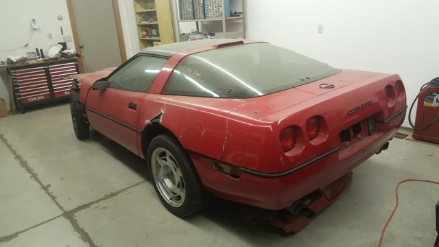 1990 RED Chevrolet Corvette Coupe