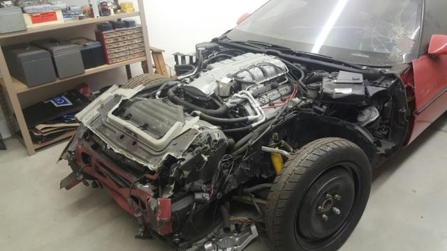 1990 RED Chevrolet Corvette Coupe