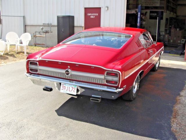 1969 Red Ford Torino Fastback