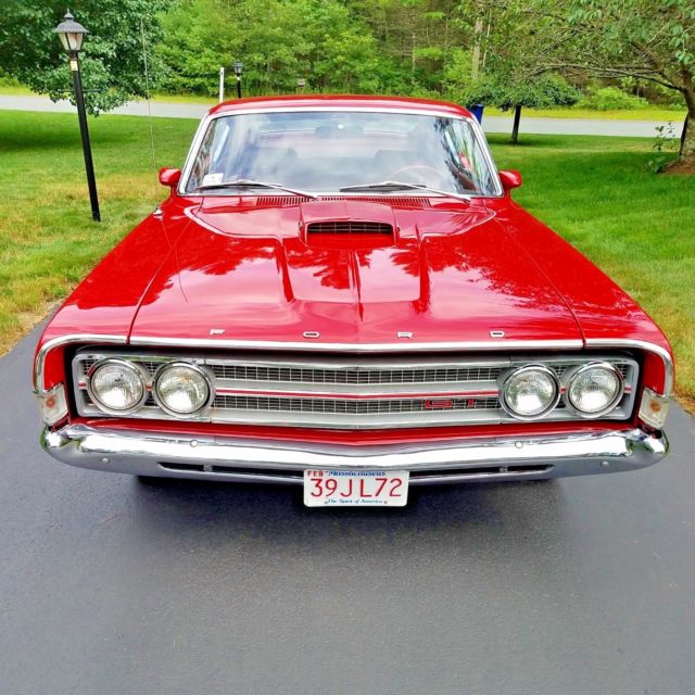 1969 Red Ford Torino Fastback