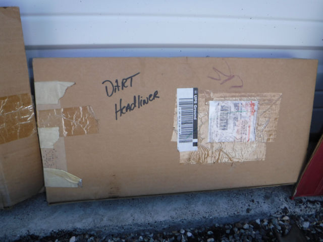 1968 White Dodge Dart Coupe