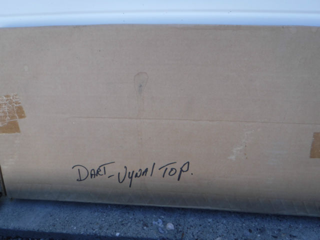 1968 White Dodge Dart Coupe