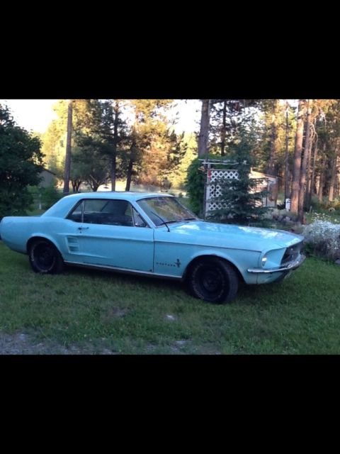 1967 Robin egg blue Ford Mustang Coupe