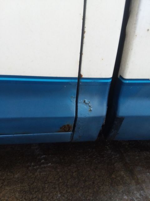 1983 Blue Ford Ranger Standard Cab Pickup