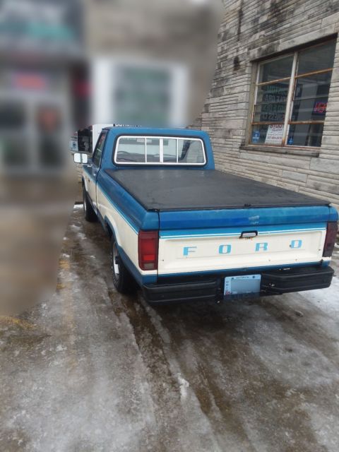1983 Blue Ford Ranger Standard Cab Pickup