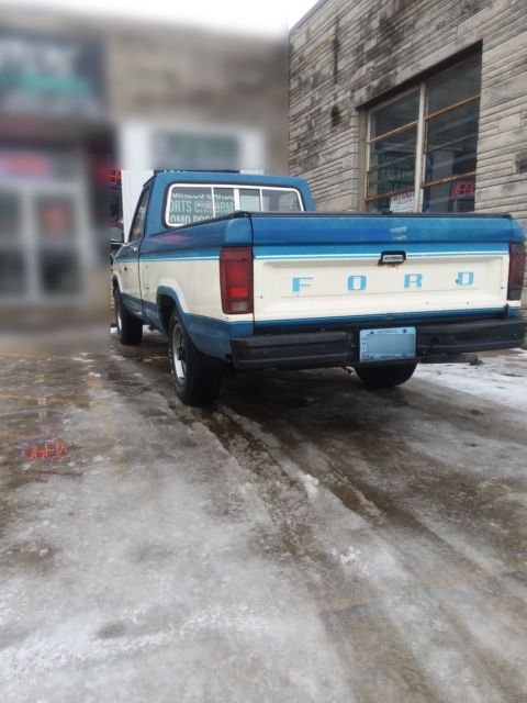 1983 Blue Ford Ranger Standard Cab Pickup
