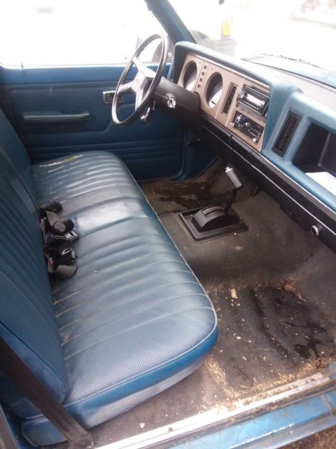 1983 Blue Ford Ranger Standard Cab Pickup