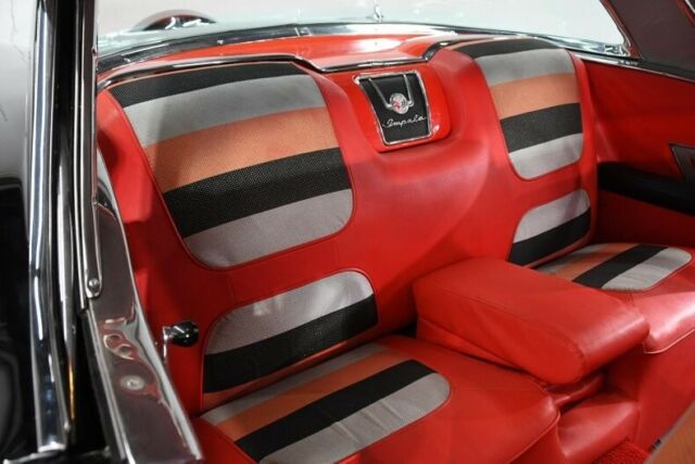 1958 Black Chevrolet Impala Coupe