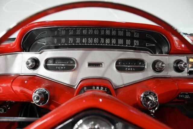 1958 Black Chevrolet Impala Coupe