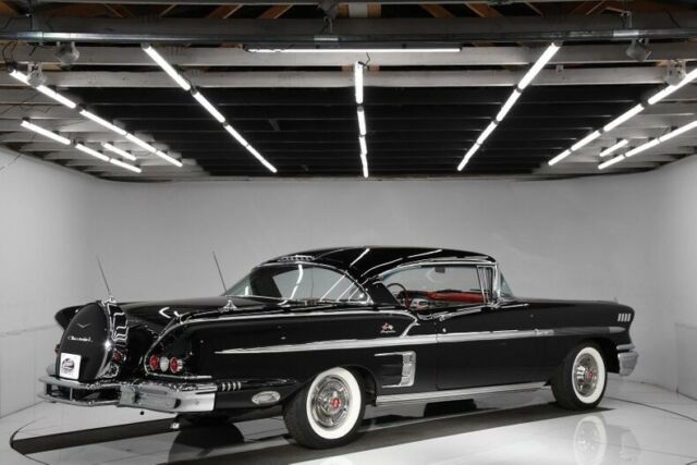 1958 Black Chevrolet Impala Coupe