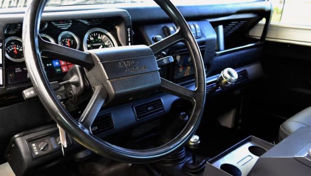 1989 White Land Rover Defender Convertible