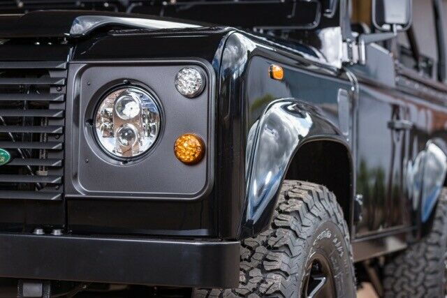 1993 Black Land Rover Defender Convertible