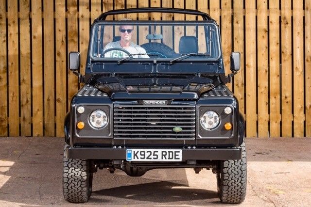 1993 Black Land Rover Defender Convertible