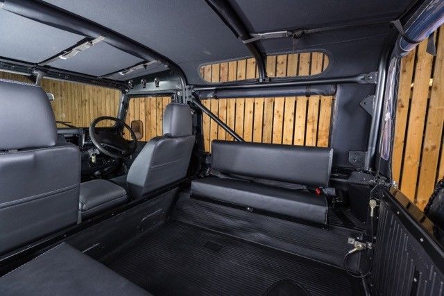 1993 Black Land Rover Defender Convertible