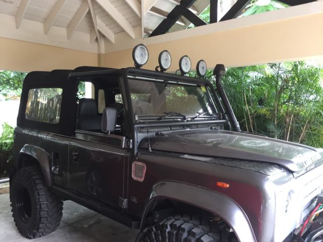 1990 Gray Land Rover Defender