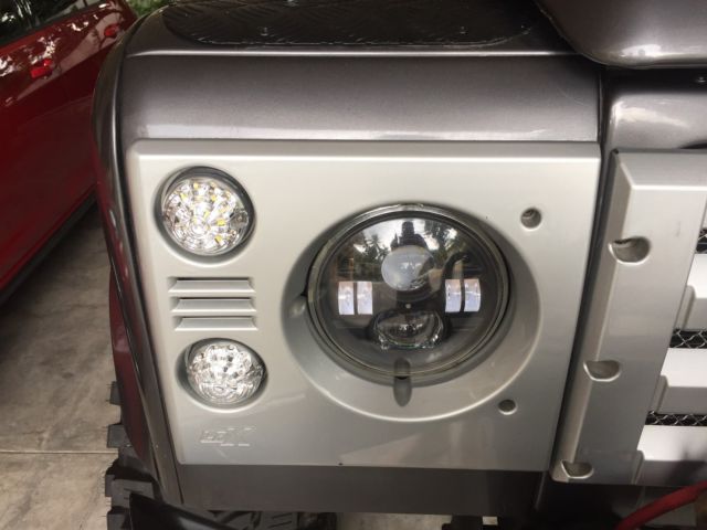 1990 Gray Land Rover Defender