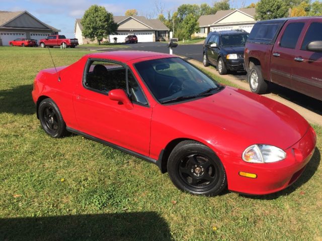 1993 Red Honda Del Sol