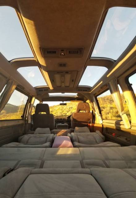 1991 Black Mitsubishi Delica Van Camper