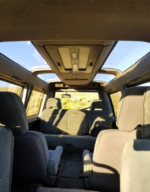 1991 Black Mitsubishi Delica Van Camper