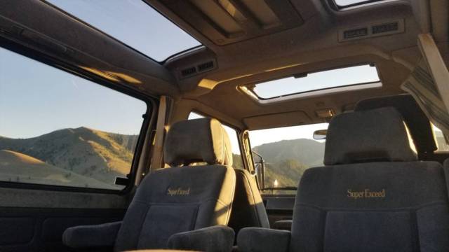 1991 Black Mitsubishi Delica Van Camper