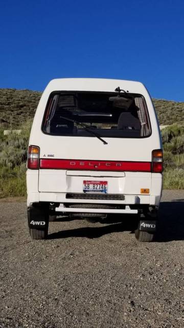 1991 Black Mitsubishi Delica Van Camper