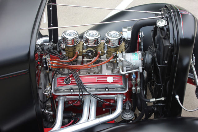 1932 Satin Black Ford Coupe Coupe