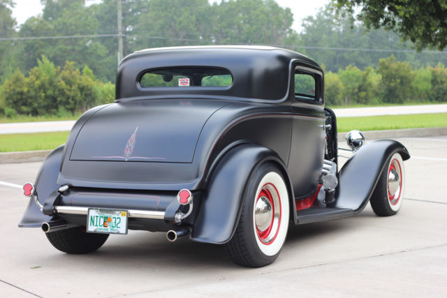 1932 Satin Black Ford Coupe Coupe