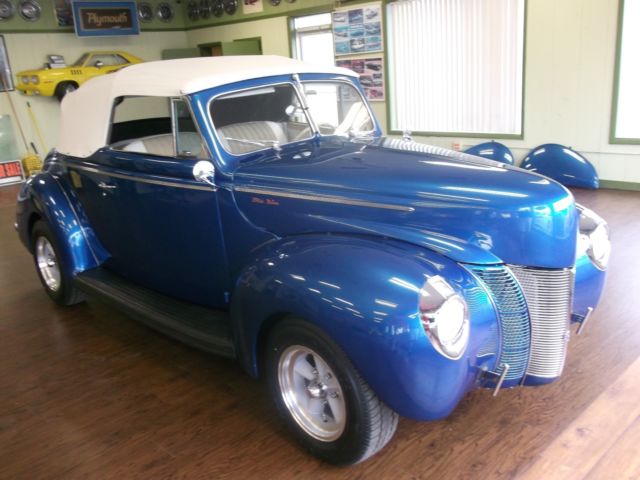 1940 Blue Ford Other Convertible