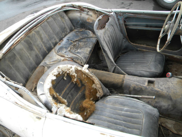 1957 White/Red Austin Healey Other Convertible