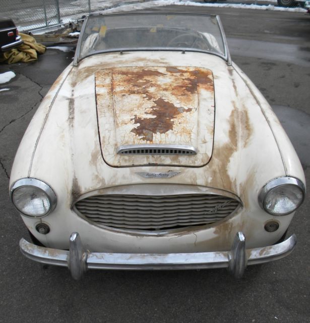 1957 White/Red Austin Healey Other Convertible