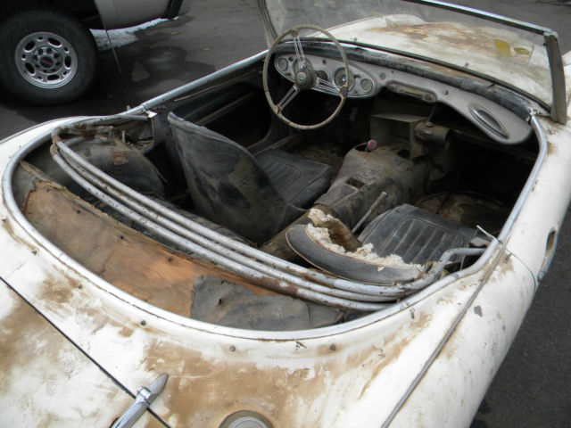 1957 White/Red Austin Healey Other Convertible