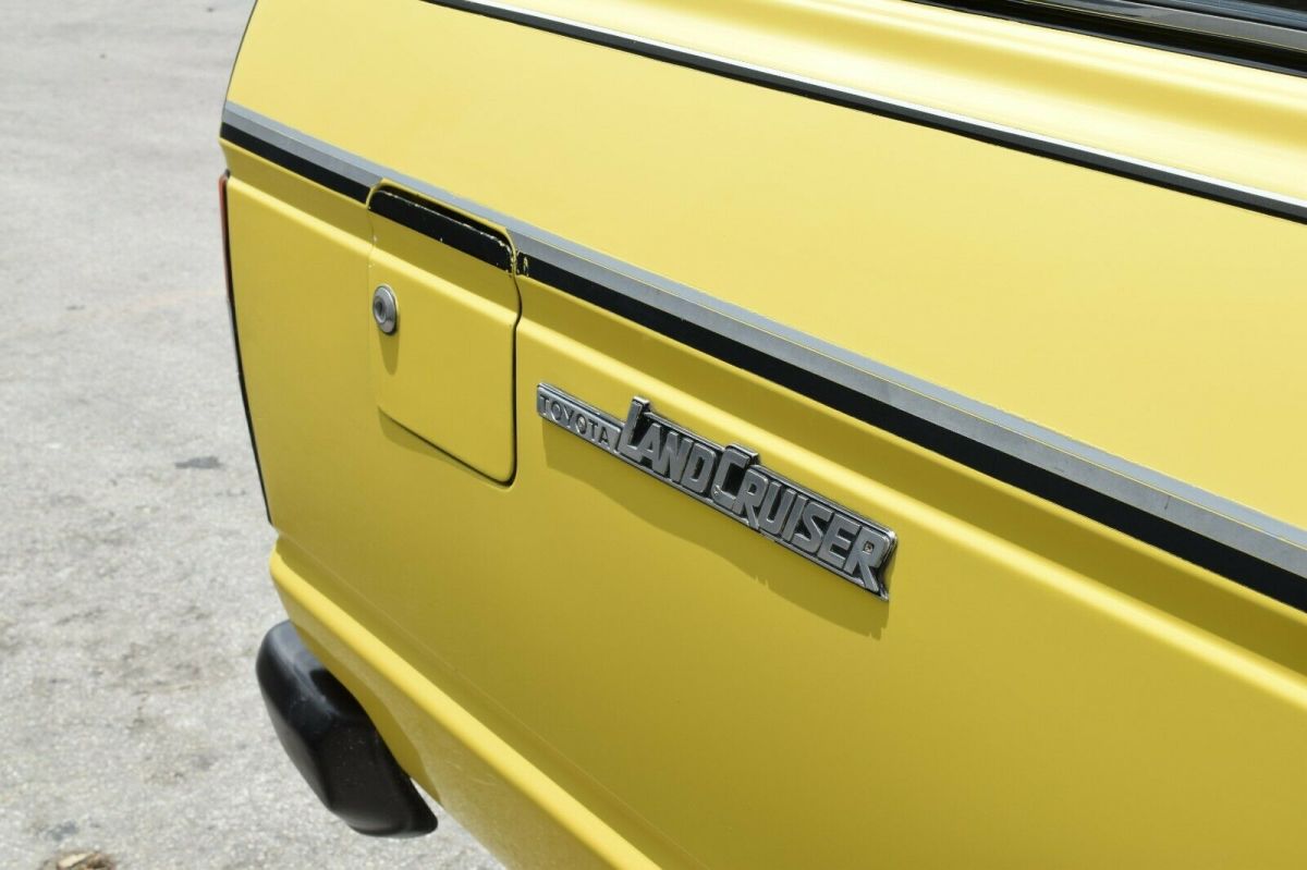 1985 Yellow Toyota Land Cruiser SUV