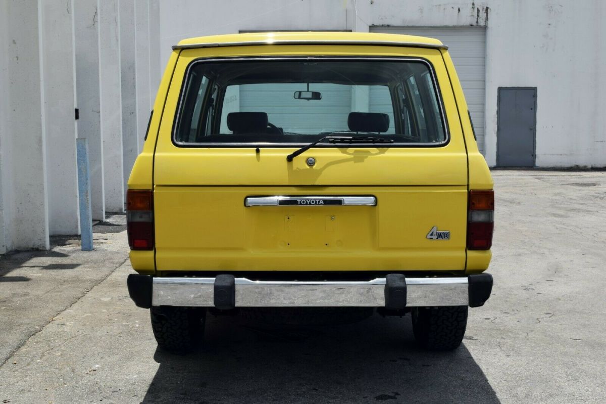 1985 Yellow Toyota Land Cruiser SUV