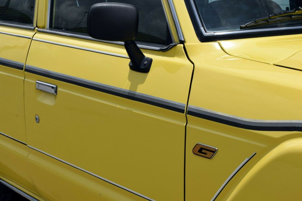 1985 Yellow Toyota Land Cruiser SUV
