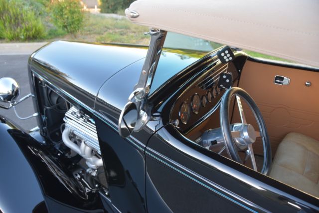 1932 Black Ford Roadster Convertible
