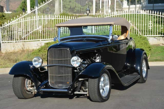 1932 Black Ford Roadster Convertible