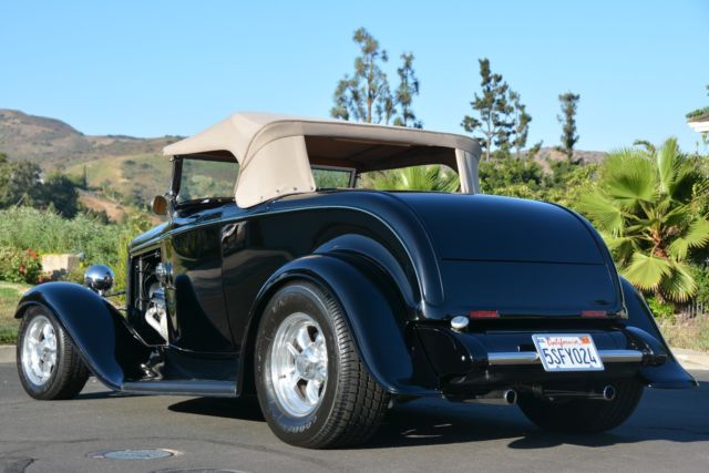 1932 Black Ford Roadster Convertible