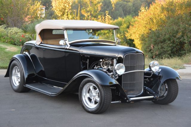 1932 Black Ford Roadster Convertible