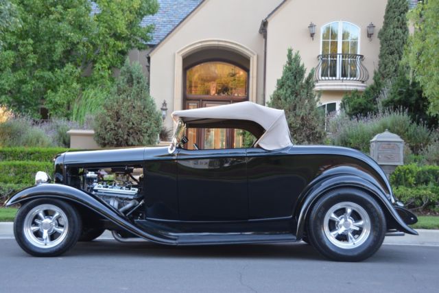 1932 Black Ford Roadster Convertible